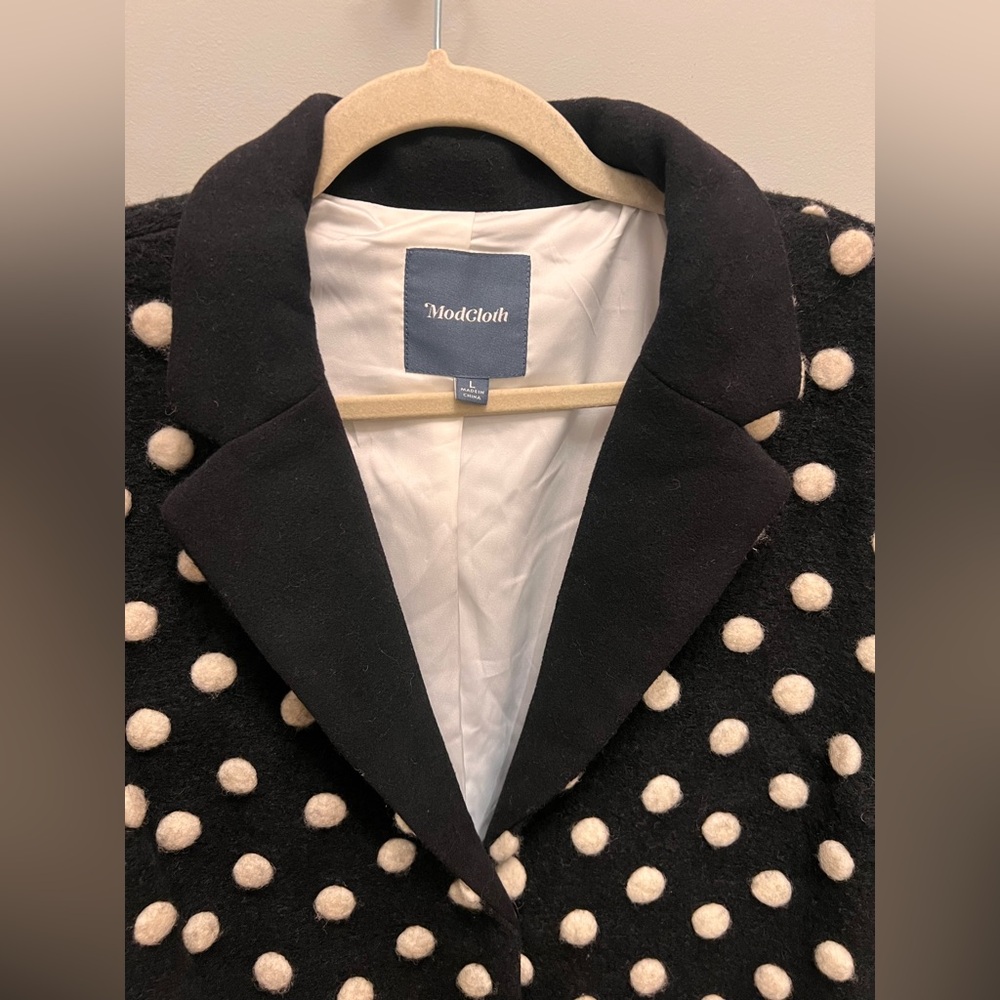 NWOT Modcloth Salient Style Wool Coat - Picture 9 of 12